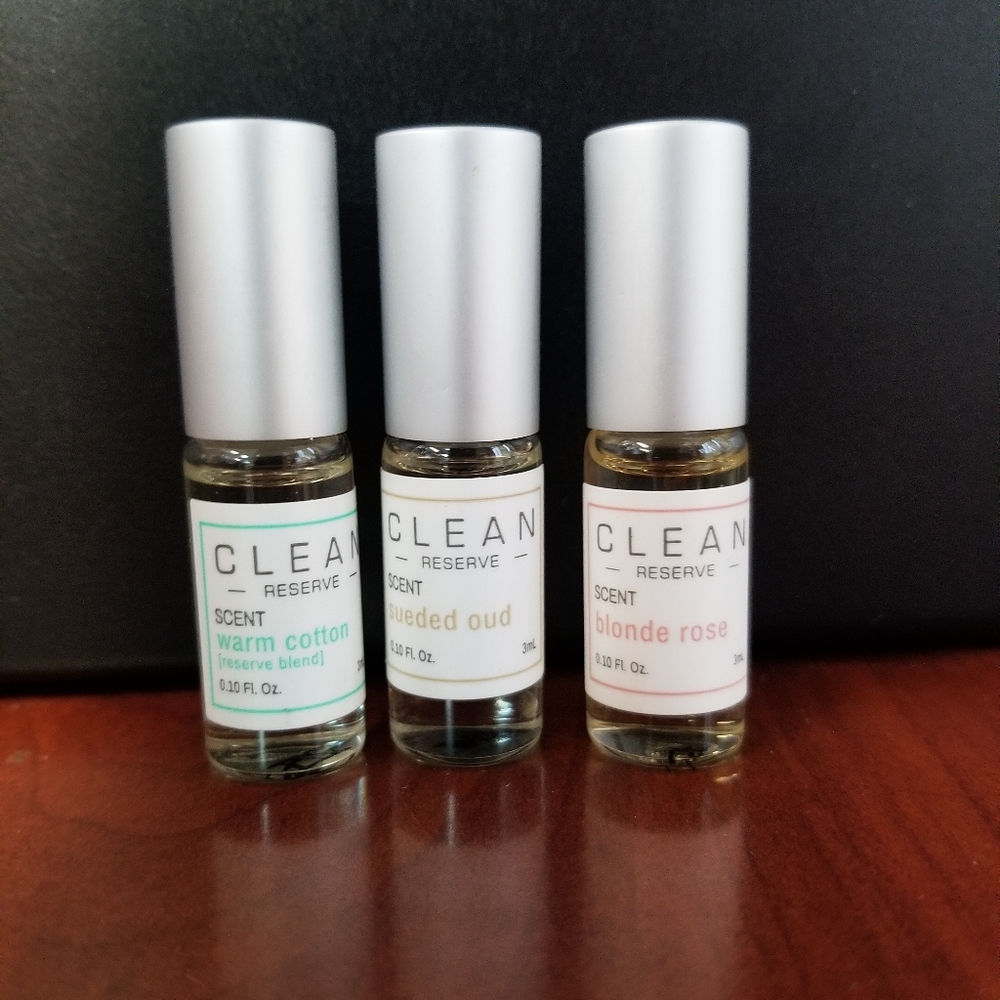 Clean rollerballs 3ml x 3